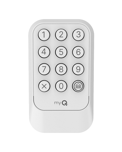 LiftMaster 877LM wireless garage door keypad with backlit keys and PIN code access